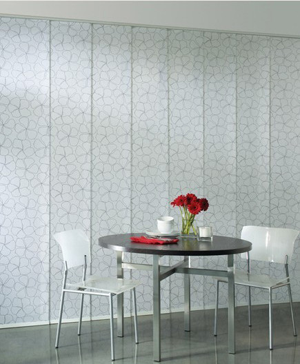 Buy Sunscreen Windows Shades Blinds with Fabric Panel Sliding at wholesale prices