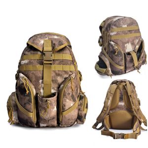 Mountaineering Waterproof Camping Day Pack / Camouflage Travel Day Pack