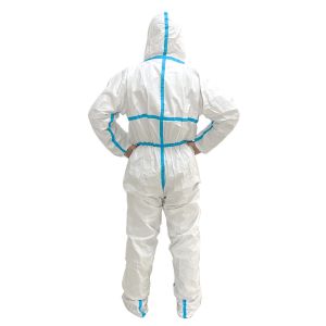 PPE Disposable Hazmat Suit With Boot Cover