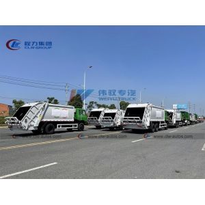 Euro3 7cbm/7m3 Rubbish Removal Truck 6 Wheel Compressed Garbage Truck