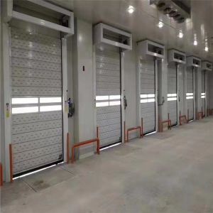 Fast Rolling up and Roller Shutter Spiral Security Garage Door with 40mm