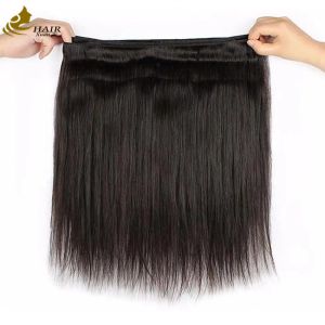 China Peruvian Straight Human Hair Bundle Optional Brazilian Hair Material on sale