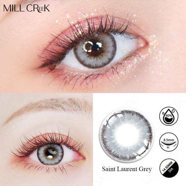 KSSEYE Yearly Solid Natural Color Contact Lens 8.5mm Pink Purple Red