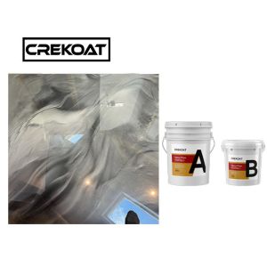 100% Solid Poly Epoxy Resin Coating Metallic Epoxy Floor System