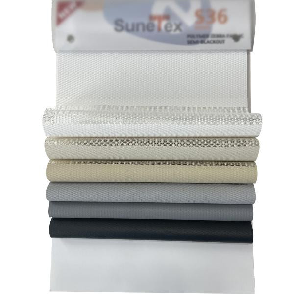 High Quality 3m Width Translucent Duo Roller Up Blinds Fabrics For Home Decoration