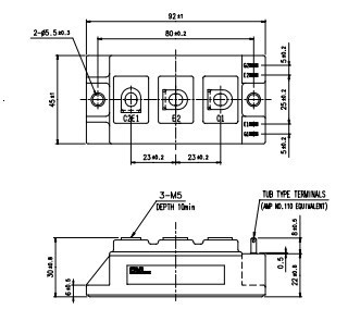 Buy 2MBI150UB-120 IGBT Module U-Series 1200V / 150A 2 in one-package  FUJITSU IGBT Power Module at wholesale prices