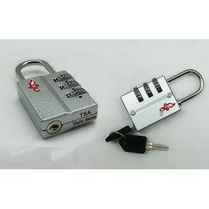 Buy cheap TSA Safe skies lock & Approved TSA lock&silver Tsa Lock& 34.2g Tsa Number Lock from wholesalers
