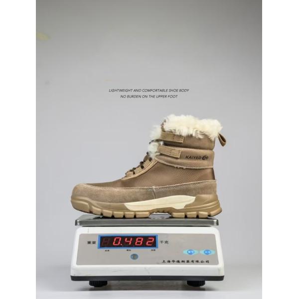 Mid-Cut Suede Leather Wool Lined Insulated 6KV Safety Work Boots