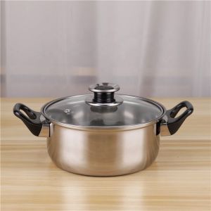 Restaurant Kitchen Stainless Steel Cookware Set Classic Design Style