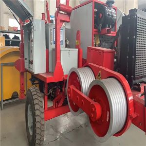 Quality SA-QY60 Diesel Bull-Wheel 6Ton Cable Pulling Stringing Equipment for sale