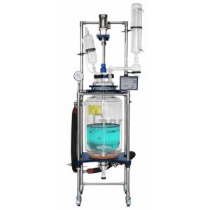 Quality Professional manufacturer supply 1L-100L high borosilicate glass reactor for sale