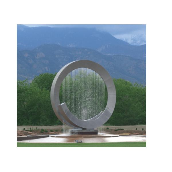 250cm Height Outdoor Decoration 316 Stainless Steel Water Feature & Fountain