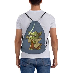 Waterproof Anime Drawstring Backpack Bulk Cartoon String Backpack Drawstring