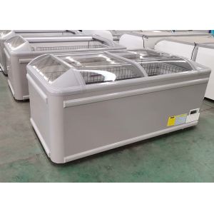 Static Cooling Grocery Display Island Merchandiser Freezer