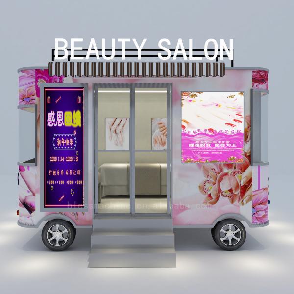 Electric Mobile Clothing Men's Wear Shop Van Truck with 40kms per hr Machinery Function