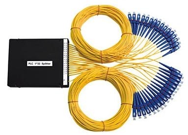 Indoor / Outdoor Fiber Optic Termination Box Multi Dwelling Unit 48 Fibers