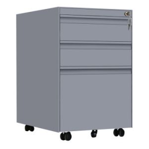 Metal Mobile Filing Storage Pedestal For Office