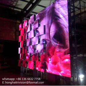 Quality event moving large led structure wall led stage backdrop screen for sale