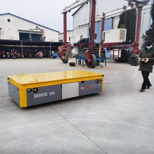 Battery Operated 5 Tons Hydraulic Lift Transfer Trolley PLC Control