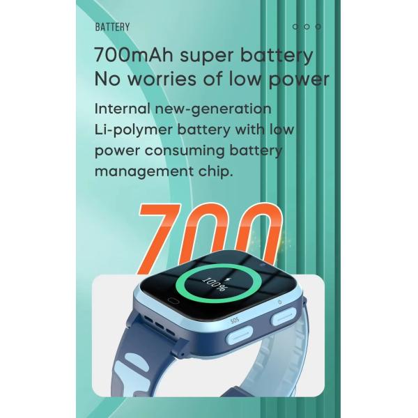 A73E 4G Kids Smart Watch 8GB Rom GPS Tracker Voice Video Call Camera SOS Children