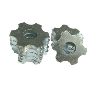 Zinc Coated Round Cylinder Scarifier Cutters Tungsten Carbide Tipped Milling