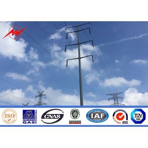 8M 1200Dan TIp Load Electricity Utility Power Poles For 11KV Overhead Transmissi