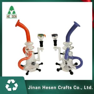 Round 400g Borosilicate 10.5 Inch Glass Water Bongs