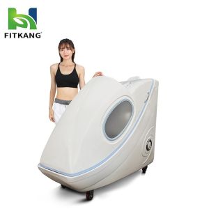 China Fitkang Infrared Ozone Sauna Hydrotherapy Capsule LED Light Spa Capsule with Steam Heating on sale