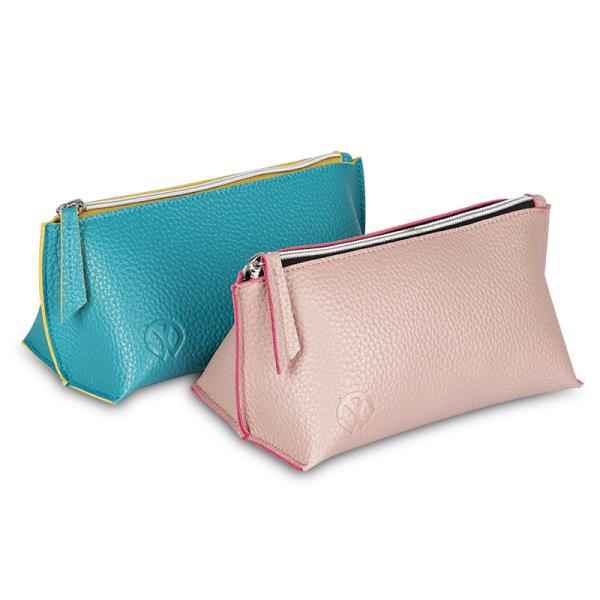 Small Lightweight Luxury Cosmetic Pouch Makeup Toiletry Travel Organiser 10x5x3"