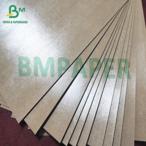 Takeaway Box Material Poly Coated Kraft Paper Board Natural Brown