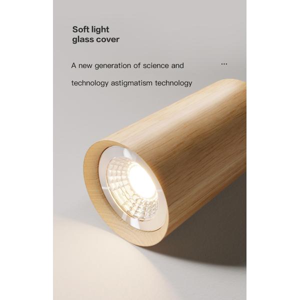 Wood Led Ceiling Lamp With Spot Lights For Living Room Bedroom Corridor Home track lighting(WH-WA-46)