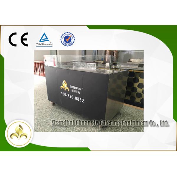 Induction Teppanyaki Plate Commercial Hibachi Grill Built-In Air Blower