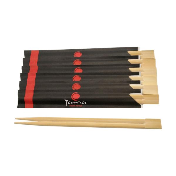 Buy Personalized disposable chopstick cover with half paper sleeve at wholesale prices