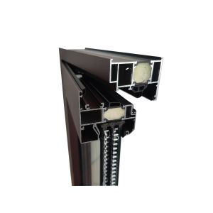 Safety Three/ Two 2/ 1 Cavity Glazing Aluminum Heat Insulation Sliding Windows