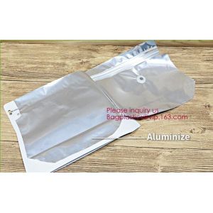 Aluminum Foil Gusset k Square Block Flat Bottom Coffee Bag With Valve And Zipper