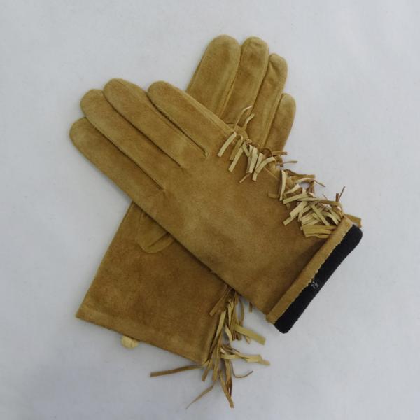 Hot sale sheepskin women leather gloves