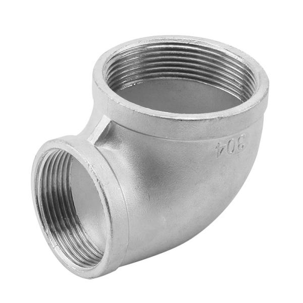 90 Degree Elbow Galvanized Malleable Iron/Stainless Steel 201 304 316 Pipe Fittings NPT BSPT BSPP