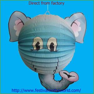 Quality animal print paper lantern the paper lantern elephant for sale