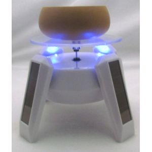 Rotary solar china display holder