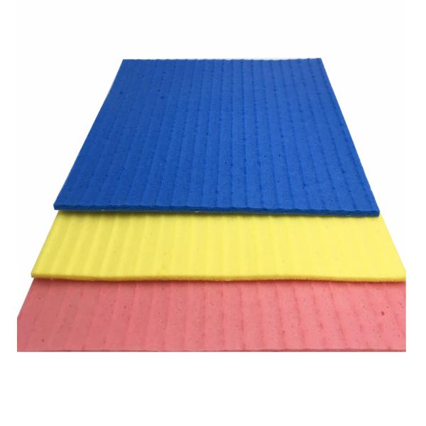 Buy Wood pulp cotton rags kitchen dishwashing non-stick oil decontamination wood pulp sponge cleaning colored absorbent dishwashing cotton scouring pad at wholesale prices