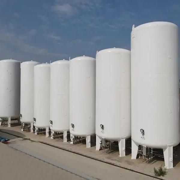 Vertical Double-Layer Vacuum Cryogenic Liquid Nitrogen Storage Tank