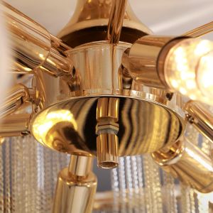 Traditionally chandelier Living room Bedroom modern Ceiling Light Fixture tassel