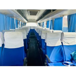 Used Higer Bus KLQ6119 51 Seats Used Coach Bus Left Hand Drive Single Door Used