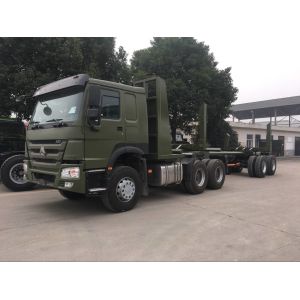 Sinotruk HOWO 6X4 dumper logging timber wood transport truck