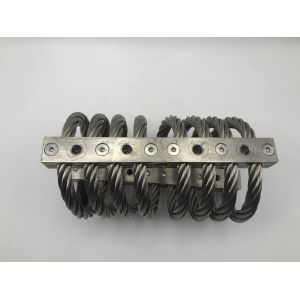 Pressure Plate Industrial Vibration Isolators 7Hz - 15Hz Military Grade ISO9001