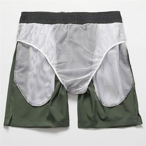 OEM maufactory Sports summer straight-leg pants Men's fitness waistline loose beach pants for sports