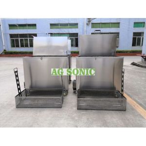 China Heated Kitchen Stainless Steel Soak Tank 258L 2KW For Cleaning / Degreasing on sale
