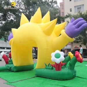 Commercial Promotional Custom Inflatable Advertising Sunflower Inflatable Arch