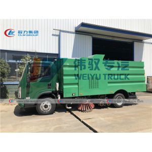 Shacman 6CBM Water Sprinkler Dust Suction Road Sweeper Truck