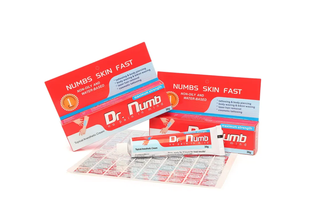 Dr Numb Tattoo Numbing Cream Microblading Body Tattoo High Quality Lido=Caine Ointment for Filler Microblading